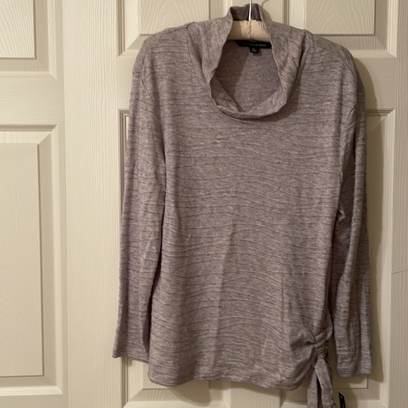Zac and Rachel Size Petite Large Gray Long Sleeve Top - Picture 3 of 13